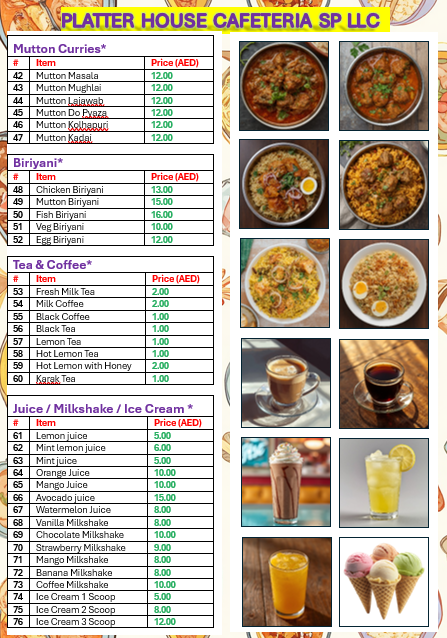 Platter Menu 002
