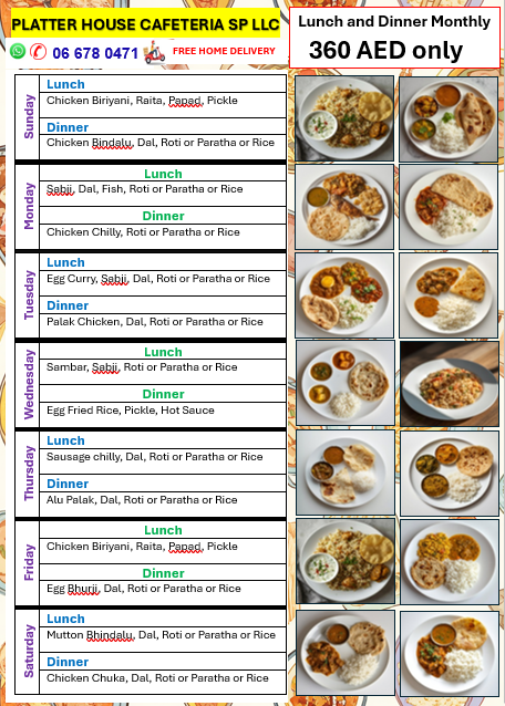 Platter Menu 005